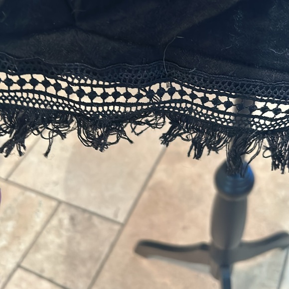 Black Lightweight Boho Witchy Lace Cover - Picture 4 of 5